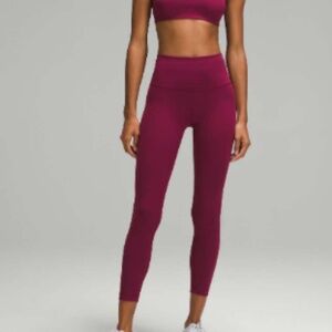 NWT Lululemon Wunder Train High-Rise Tight 25" Deep Luxe